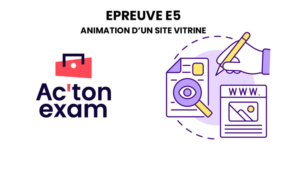 Cette mallette Actonexam va vous aider à réussir l’épreuve E5 RCDD du BTS NDRC (Négociation et Digitalisation de la Relation Client). Avec ces supports de cours sur l’animation d’un site vitrine, vous disposerez de toute la formation nécessaire pour bien comprendre l’optimisation et l’animation du site.