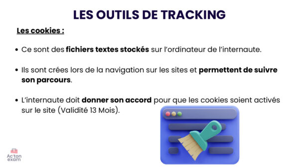 Cette mallette Actonexam va vous aider à réussir l’épreuve E5 RCDD du BTS NDRC (Négociation et Digitalisation de la Relation Client). Avec ces supports de cours sur l’analyse du trafic d’un site vitrine, vous disposerez de toute la formation nécessaire pour bien comprendre le concept de tracking et l’analyse des KPI.