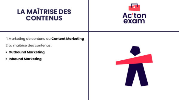 Cette mallette Actonexam va vous aider à réussir l’épreuve E5 RCDD du BTS NDRC (Négociation et Digitalisation de la Relation Client). Avec ces supports de cours sur la mise en place d’un marketing de contenu, vous disposerez de toute la formation nécessaire pour bien comprendre les concepts le concept d’outbound marketing et d’inbound marketing.