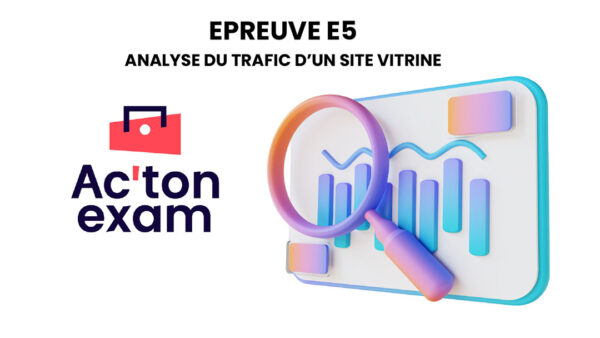 Cette mallette Actonexam va vous aider à réussir l’épreuve E5 RCDD du BTS NDRC (Négociation et Digitalisation de la Relation Client). Avec ces supports de cours sur l’analyse du trafic d’un site vitrine, vous disposerez de toute la formation nécessaire pour bien comprendre le concept de tracking et l’analyse des KPI.