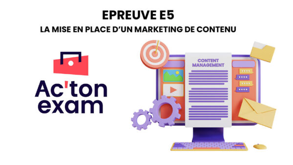 Cette mallette Actonexam va vous aider à réussir l’épreuve E5 RCDD du BTS NDRC (Négociation et Digitalisation de la Relation Client). Avec ces supports de cours sur la mise en place d’un marketing de contenu, vous disposerez de toute la formation nécessaire pour bien comprendre les concepts le concept d’outbound marketing et d’inbound marketing.