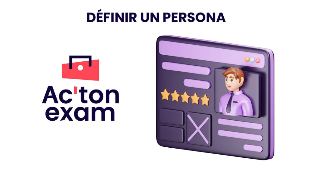 Cette mallette Actonexam va vous aider à réussir l’épreuve Définir un Persona du Bachelor Marketing. Avec ces supports de cours pour mettre en œuvre le Buyer Persona, vous disposerez de toute la formation nécessaire pour bien comprendre le personnage semi-fictif représentant un ensemble de personnes qui partagent toutes la même problématique par rapport à l’offre.