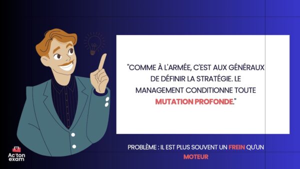 Cette mallette Actonexam va vous aider à réussir l’épreuve de transformation digitale en Mastère Marketing. Avec ces supports de cours pour mettre en œuvre la transformation digitale d’une entreprise, vous disposerez de toute la formation nécessaire pour bien comprendre comment une entreprise intègre des technologies digitales à l’ensemble de ses opérations.