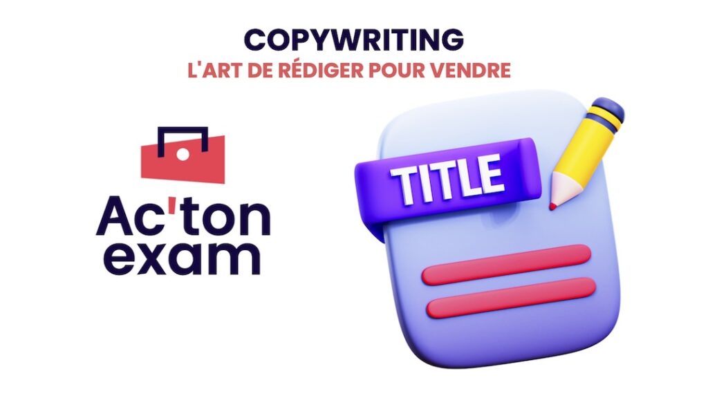 Cette mallette Actonexam va vous aider à réussir l’épreuve du copywriting en Mastère Marketing. Avec ces supports de cours pour mettre en oeuvre la rédaction avec la technique marketing du copywriting, vous disposerez de toute la formation nécessaire pour bien comprendre comment créer des contenus qui répondent aux objectifs marketing de l’entreprise.