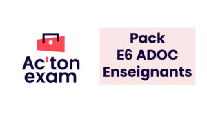 Pack BTS MCO E6 ADOC Enseignants